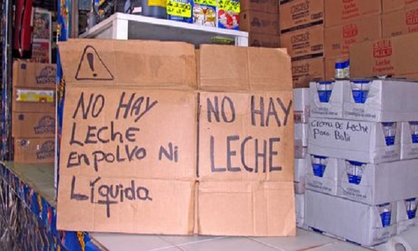 No hay leche