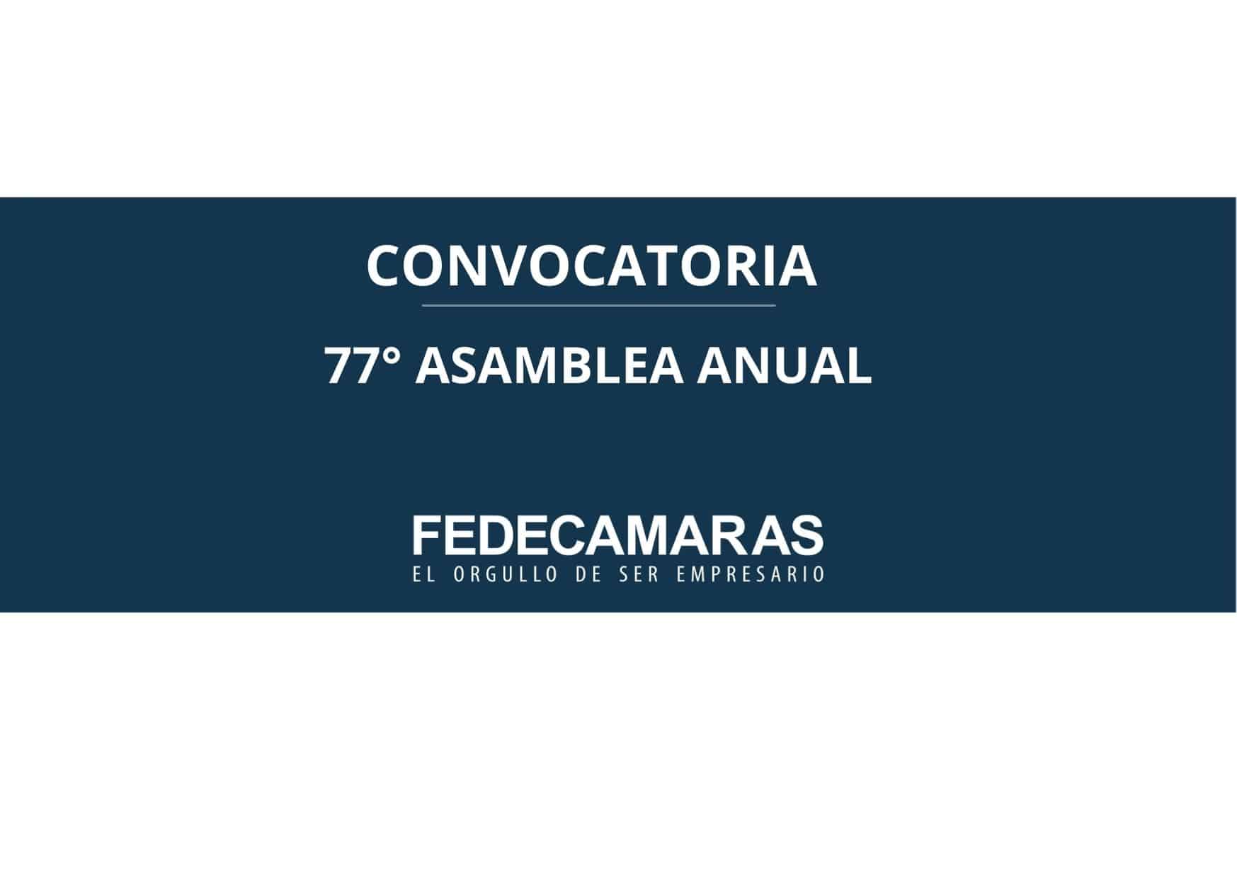 CONVOCATORIA 77° ASAMBLEA ANUAL