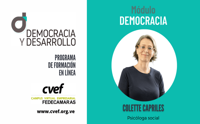 Colette Capriles: Los partidos políticos deben cambiar su estructura y acercarse más a los electores