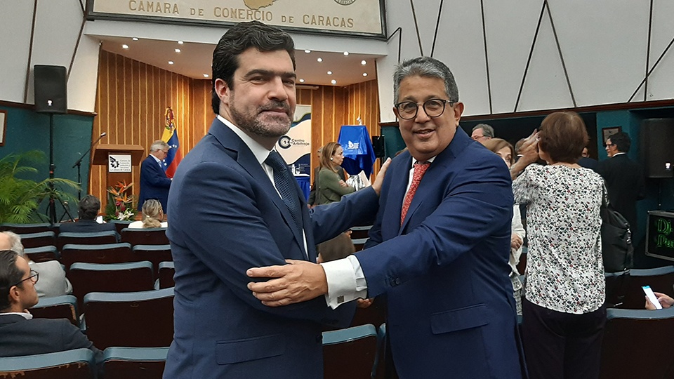 Diego Romero asume presidencia de la Cámara de Comercio, Industria y Servicios de Caracas